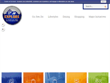 Tablet Screenshot of exploretaylor.com